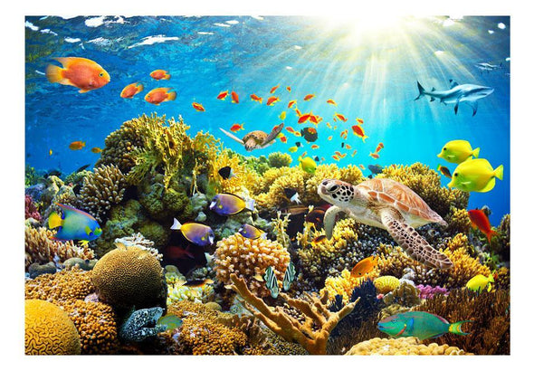 Peel and stick wall mural - Underwater Land