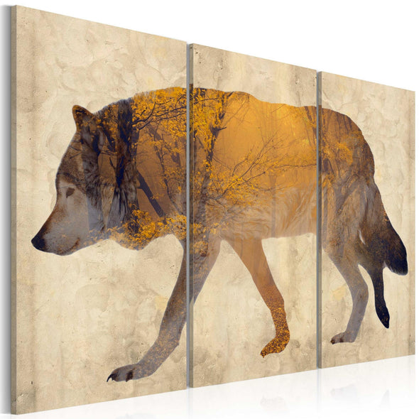 Canvas Print - The Wandering Wolf