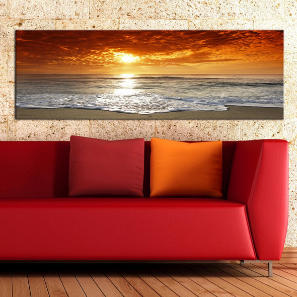 Canvas Print - Romantic  sunset