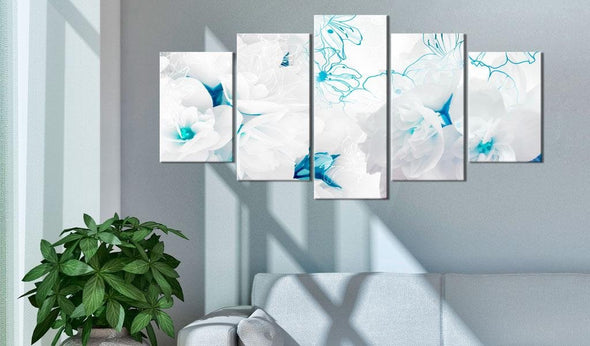 Canvas Print - Turquoise threads