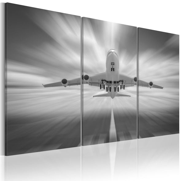 Canvas Print - Towards the clouds - triptych