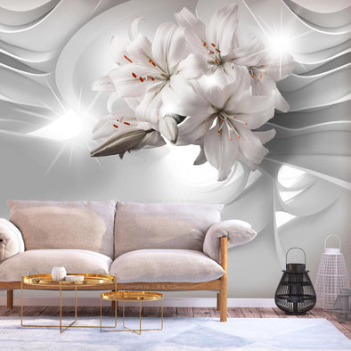 Peel and stick wall mural - Lilies in the Tunnel