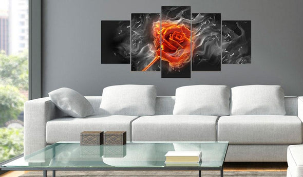 Canvas Print - Fiery Rose