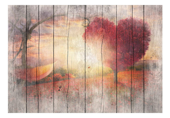Peel and stick wall mural - Autumnal Love