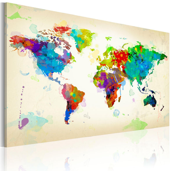 Canvas Print - All colors of the World
