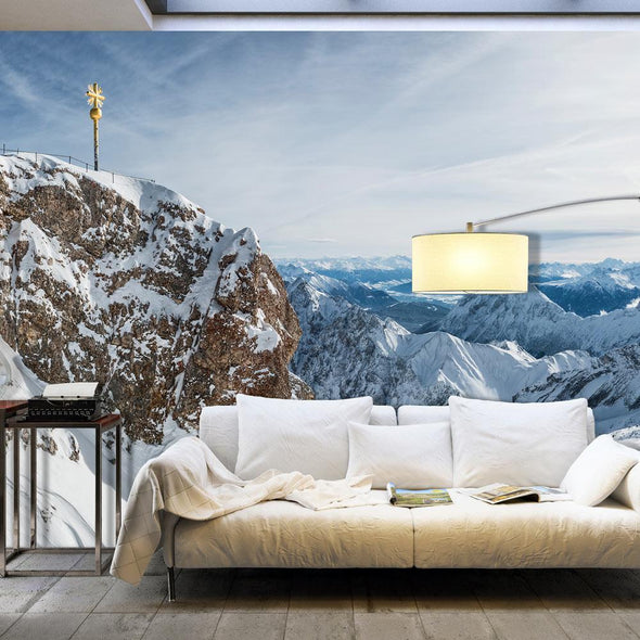 XXL wall mural - Winter in Zugspitze