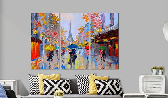 Canvas Print - Rainy Paris
