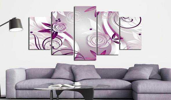 Canvas Print - Violet roses