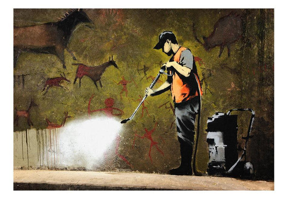 Wall mural - Banksy - Cave Painting