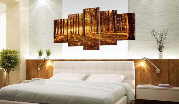Canvas Print - Amber forest