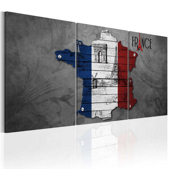 Canvas Print - All about France