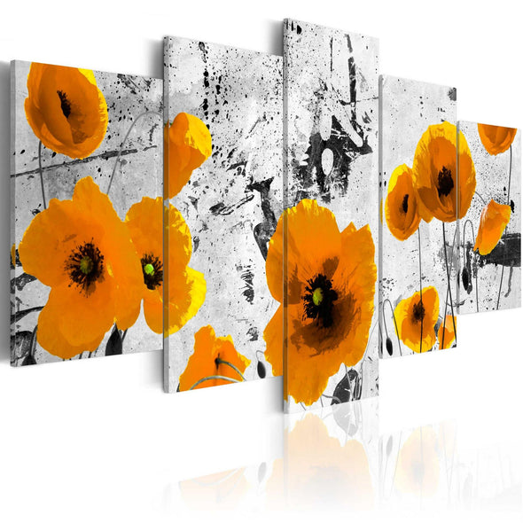 Canvas Print - Poppies in the royal color