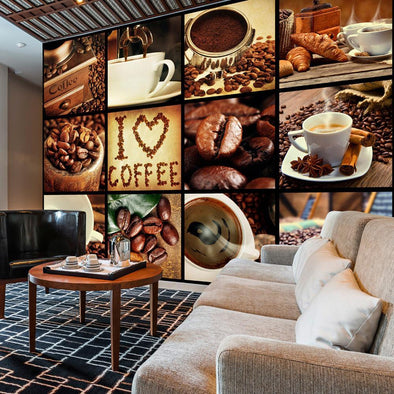 Wall mural - Coffee - Collage