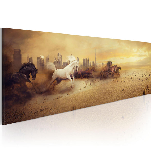 Canvas Print - City of stallions