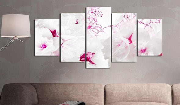 Canvas Print - Pink gossamer
