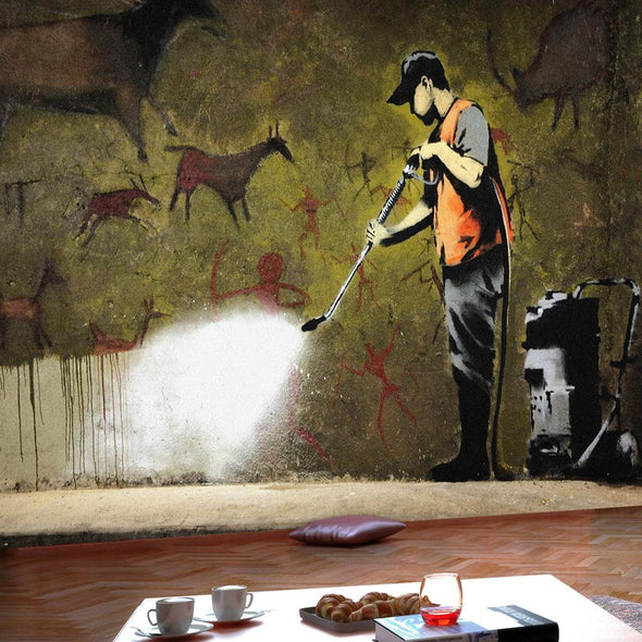 Wall mural - Banksy - Cave Painting