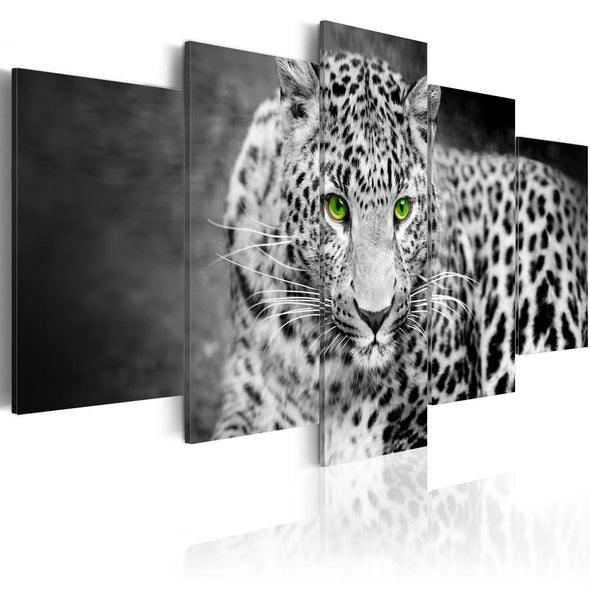 Canvas Print - Leopard - black&white