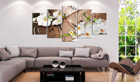 Canvas Print - Ivory orchids