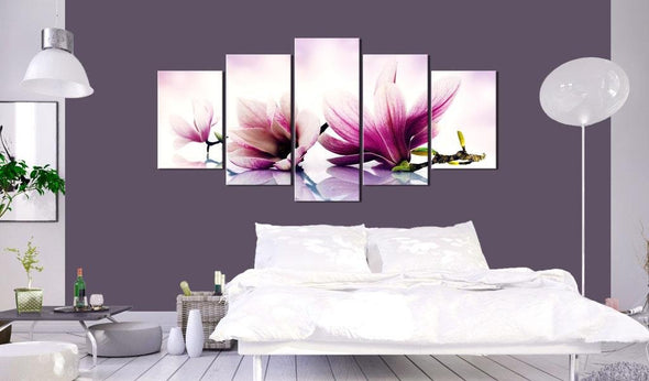 Canvas Print - Pink flowers: magnolias