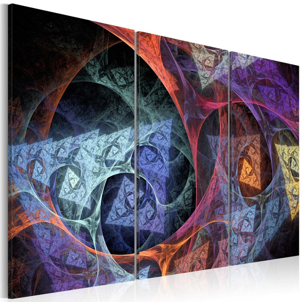 Canvas Print - Mysterious colors abstraction