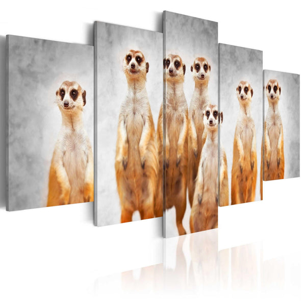 Canvas Print - Meerkats