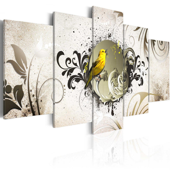Canvas Print - Yellow bird