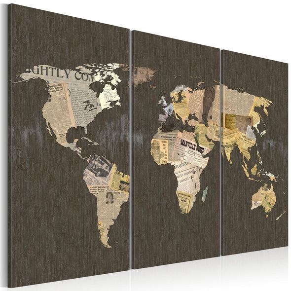 Canvas Print - News of the World - triptych