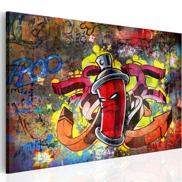 Canvas Print - Graffiti master
