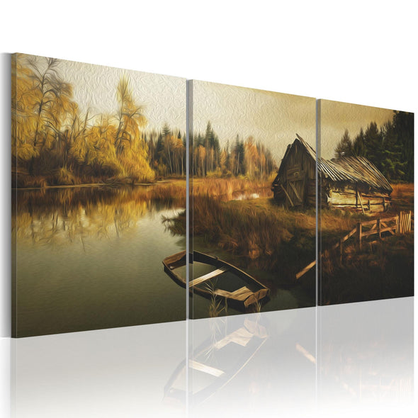 Canvas Print - Out-of-the-way hut