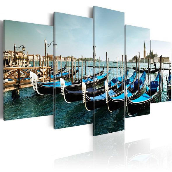 Canvas Print - A canal in Venice