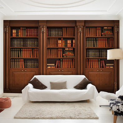 Peel and stick wall mural - Elegant Library
