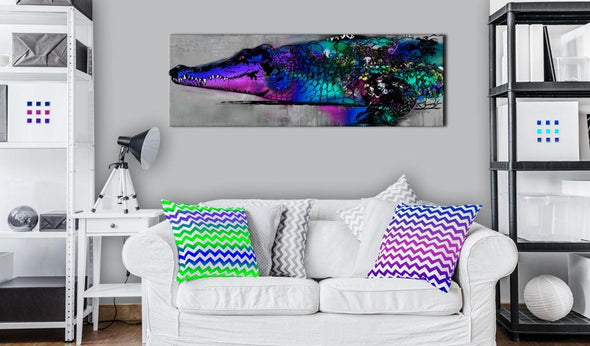 Canvas Print - Blue Alligator