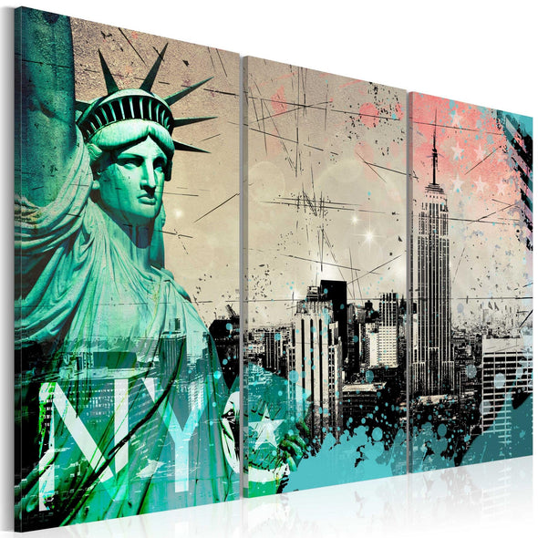 Canvas Print - NYC collage