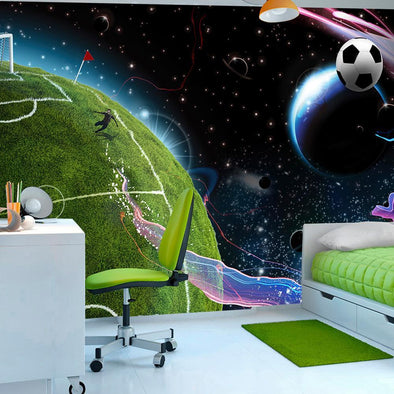 Wall mural - Space match
