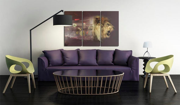Canvas Print - lion (abstract)