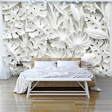 Peel and stick wall mural - Alabaster Garden
