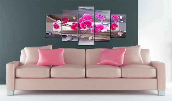 Canvas Print - Orchid on a subdued background