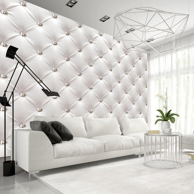 Peel and stick wall mural - White Elegance