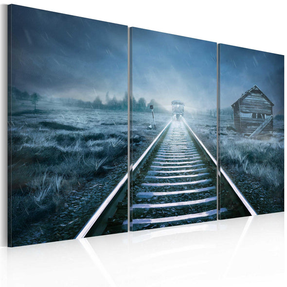 Canvas Print - A journey in the fog