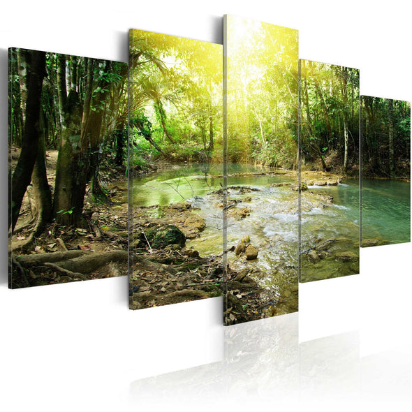 Canvas Print - Forest river